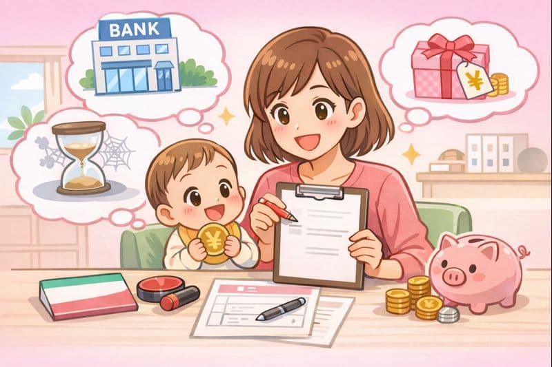 子ども口座の開設前チェックリスト｜手数料・休眠口座・贈与税を解説